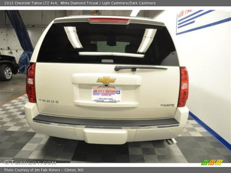White Diamond Tricoat / Light Cashmere/Dark Cashmere 2013 Chevrolet Tahoe LTZ 4x4