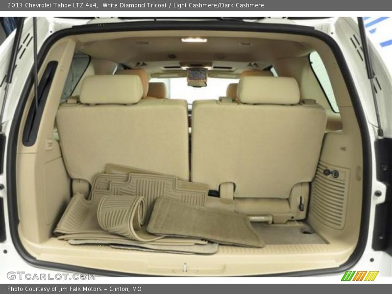 White Diamond Tricoat / Light Cashmere/Dark Cashmere 2013 Chevrolet Tahoe LTZ 4x4