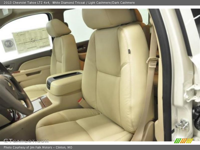 White Diamond Tricoat / Light Cashmere/Dark Cashmere 2013 Chevrolet Tahoe LTZ 4x4