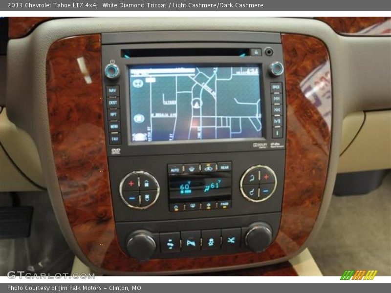 White Diamond Tricoat / Light Cashmere/Dark Cashmere 2013 Chevrolet Tahoe LTZ 4x4