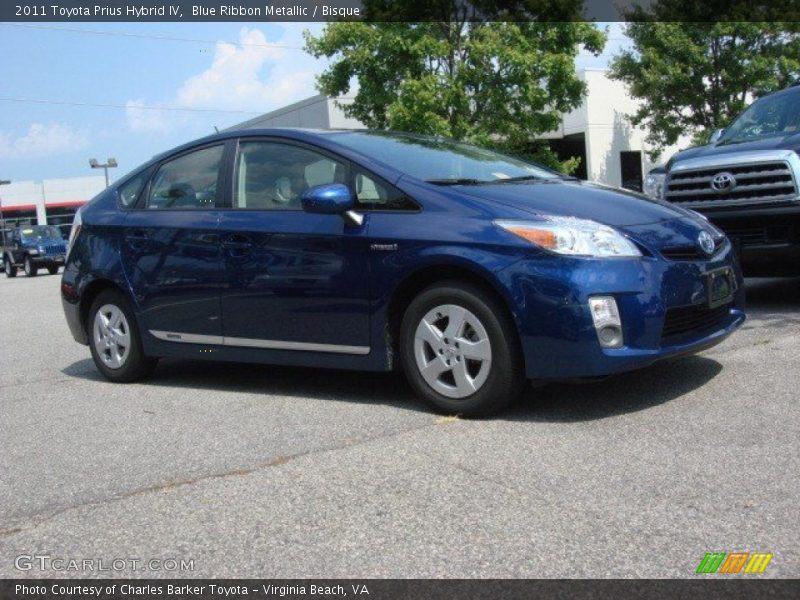 Blue Ribbon Metallic / Bisque 2011 Toyota Prius Hybrid IV