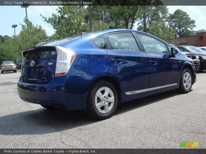 Blue Ribbon Metallic / Bisque 2011 Toyota Prius Hybrid IV