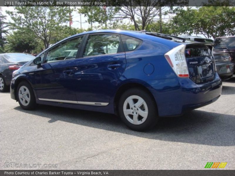 Blue Ribbon Metallic / Bisque 2011 Toyota Prius Hybrid IV