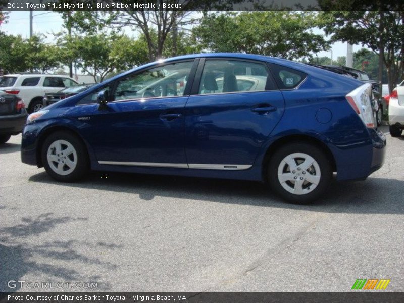 Blue Ribbon Metallic / Bisque 2011 Toyota Prius Hybrid IV