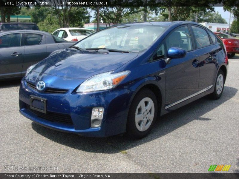 Blue Ribbon Metallic / Bisque 2011 Toyota Prius Hybrid IV