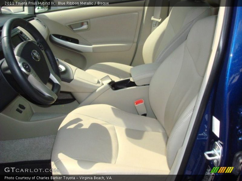 Blue Ribbon Metallic / Bisque 2011 Toyota Prius Hybrid IV