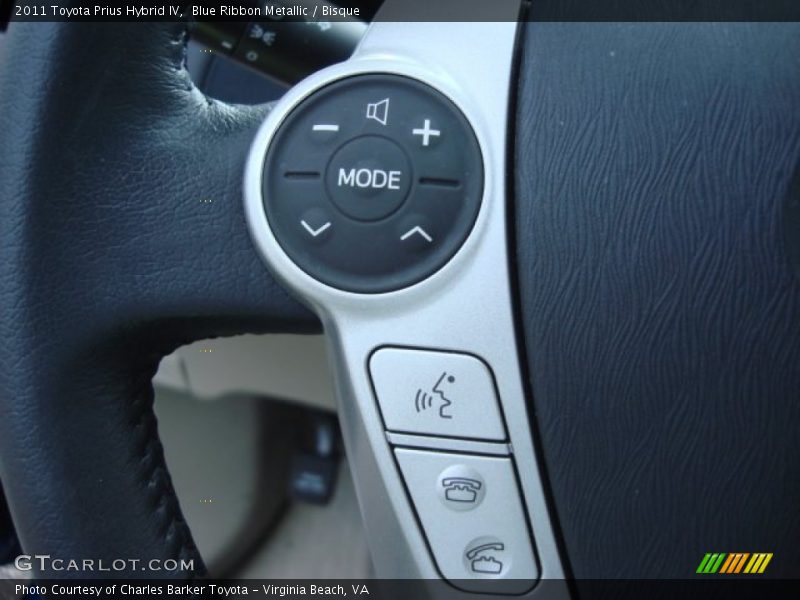 Blue Ribbon Metallic / Bisque 2011 Toyota Prius Hybrid IV