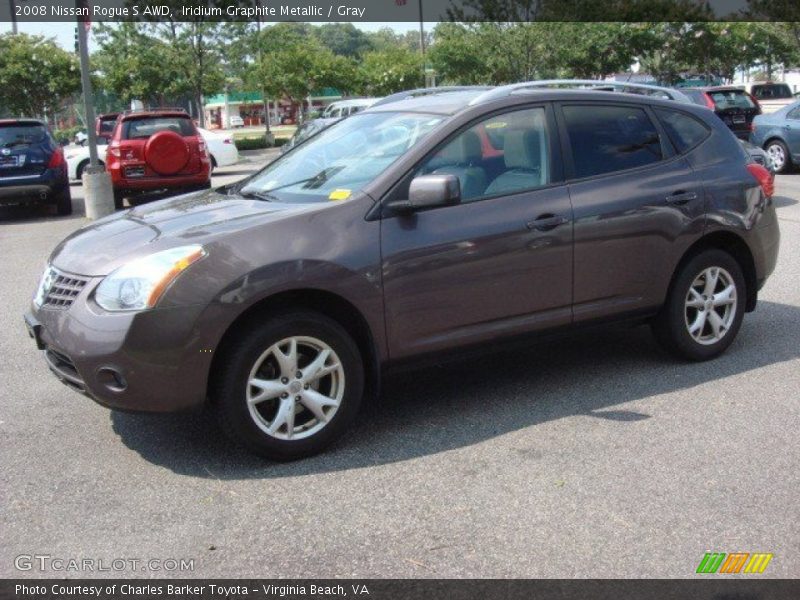 Iridium Graphite Metallic / Gray 2008 Nissan Rogue S AWD
