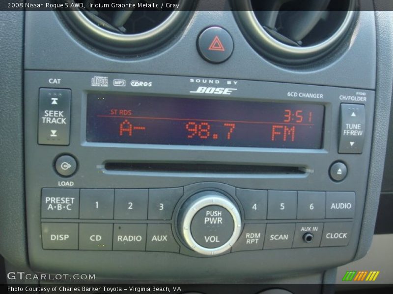 Iridium Graphite Metallic / Gray 2008 Nissan Rogue S AWD