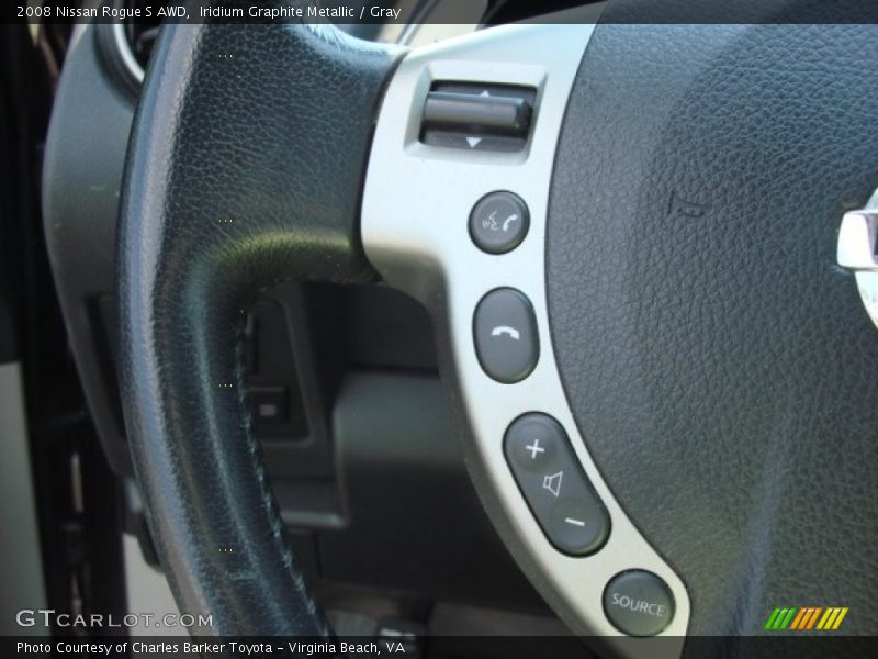 Iridium Graphite Metallic / Gray 2008 Nissan Rogue S AWD