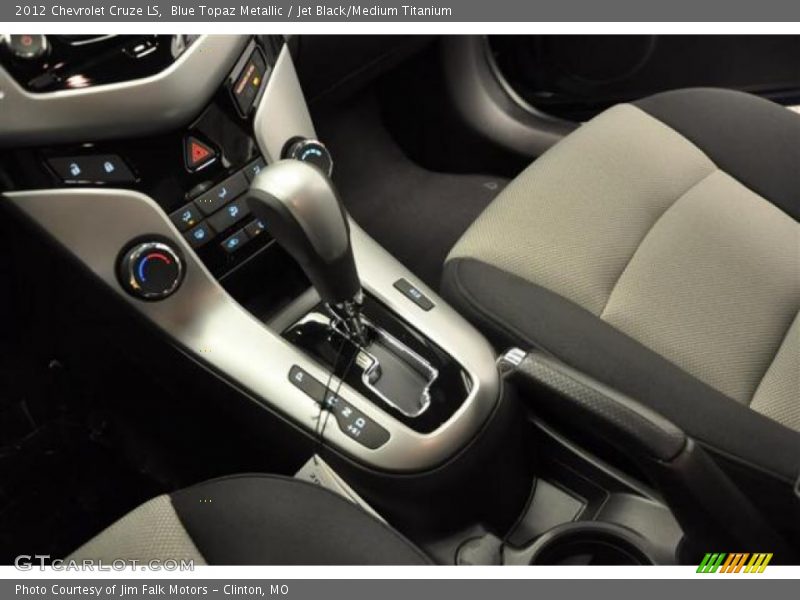 Blue Topaz Metallic / Jet Black/Medium Titanium 2012 Chevrolet Cruze LS