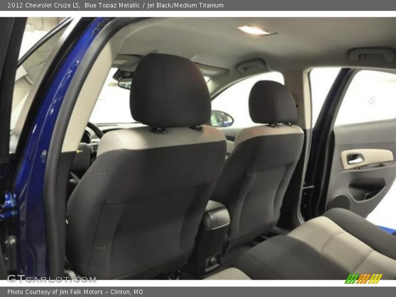 Blue Topaz Metallic / Jet Black/Medium Titanium 2012 Chevrolet Cruze LS