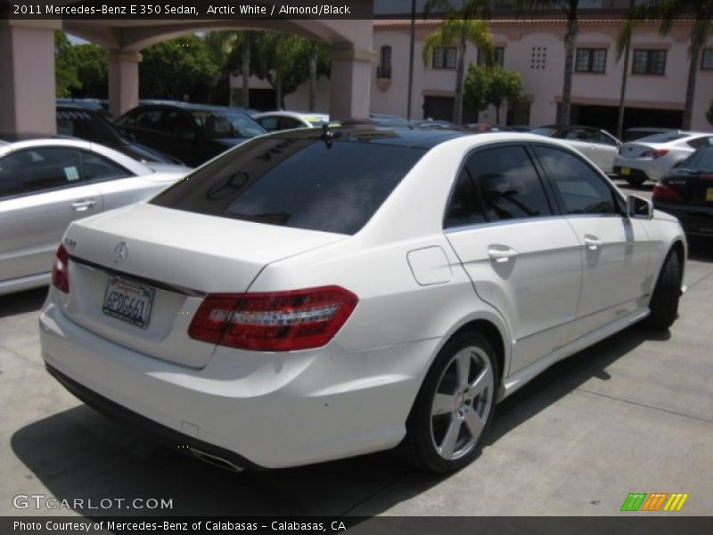 Arctic White / Almond/Black 2011 Mercedes-Benz E 350 Sedan