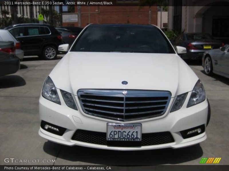 Arctic White / Almond/Black 2011 Mercedes-Benz E 350 Sedan