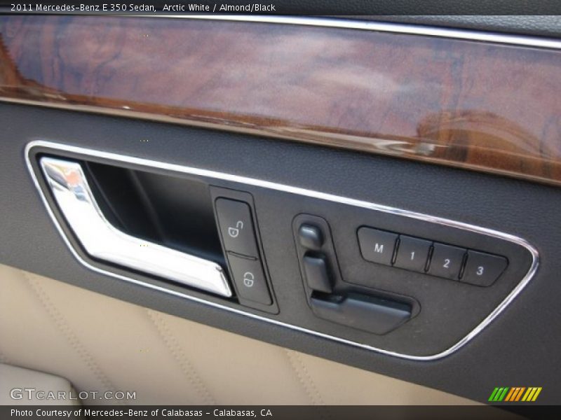 Arctic White / Almond/Black 2011 Mercedes-Benz E 350 Sedan