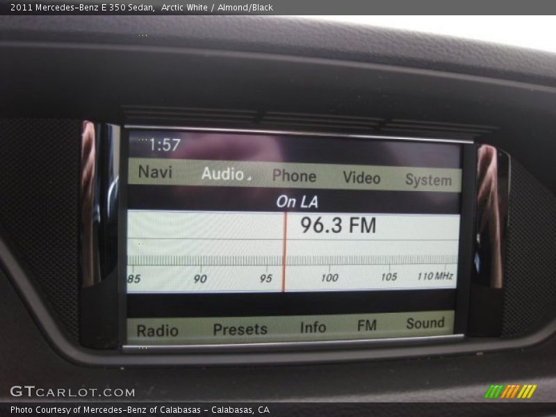 Arctic White / Almond/Black 2011 Mercedes-Benz E 350 Sedan