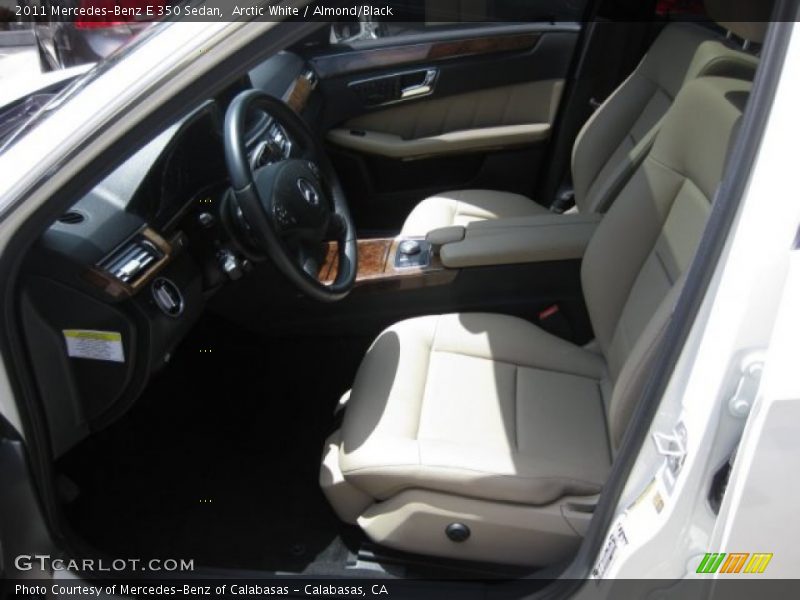 Arctic White / Almond/Black 2011 Mercedes-Benz E 350 Sedan