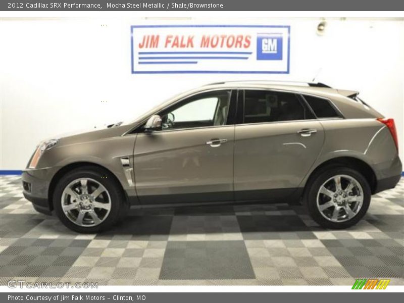 Mocha Steel Metallic / Shale/Brownstone 2012 Cadillac SRX Performance