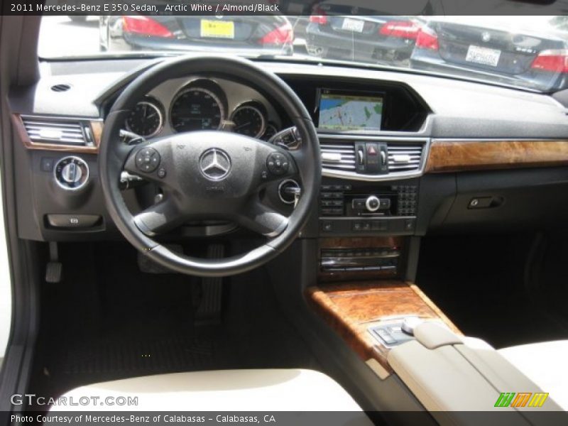 Arctic White / Almond/Black 2011 Mercedes-Benz E 350 Sedan