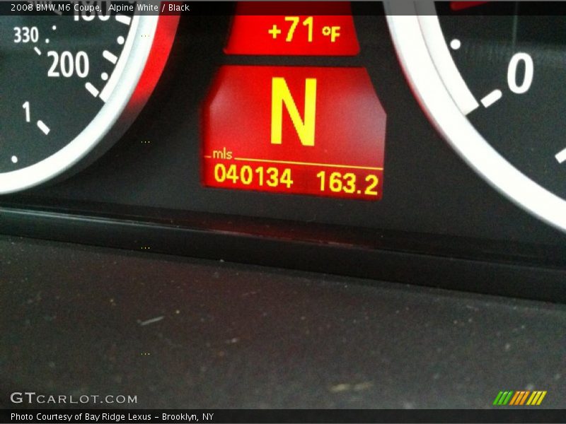 Alpine White / Black 2008 BMW M6 Coupe