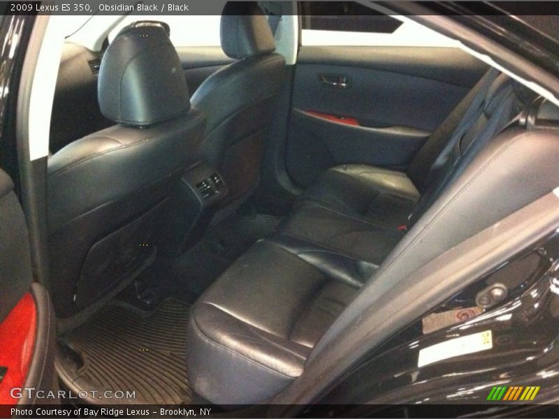 Obsidian Black / Black 2009 Lexus ES 350