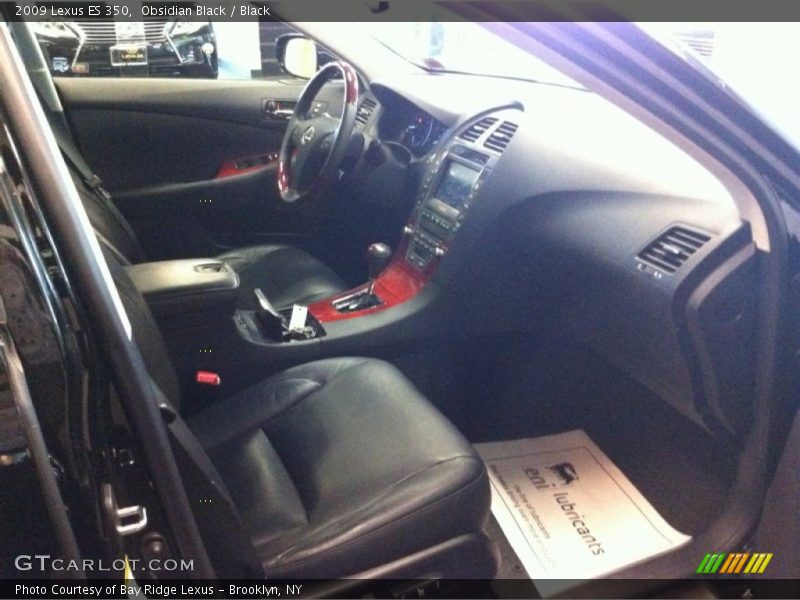 Obsidian Black / Black 2009 Lexus ES 350