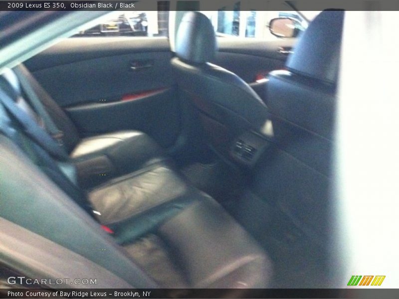 Obsidian Black / Black 2009 Lexus ES 350