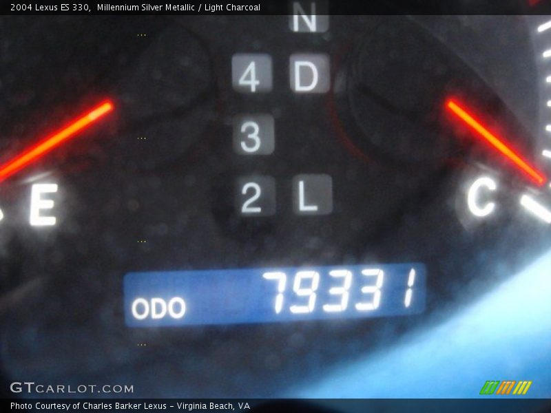 Millennium Silver Metallic / Light Charcoal 2004 Lexus ES 330