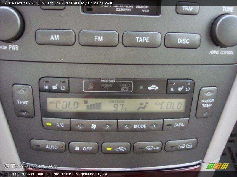 Millennium Silver Metallic / Light Charcoal 2004 Lexus ES 330