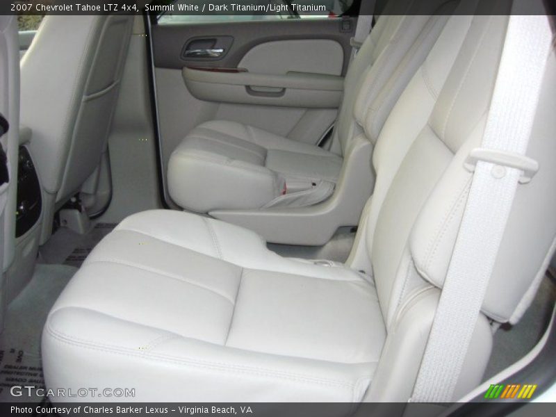 Summit White / Dark Titanium/Light Titanium 2007 Chevrolet Tahoe LTZ 4x4