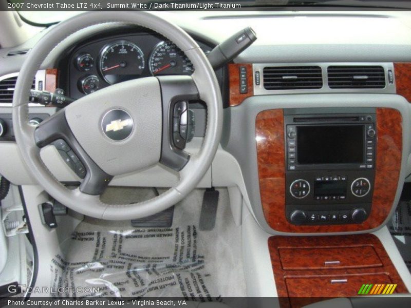 Summit White / Dark Titanium/Light Titanium 2007 Chevrolet Tahoe LTZ 4x4