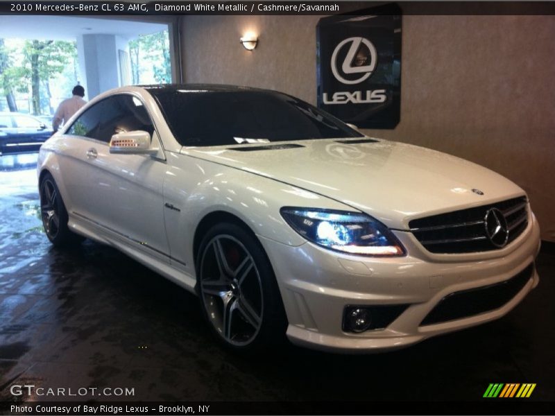 Diamond White Metallic / Cashmere/Savannah 2010 Mercedes-Benz CL 63 AMG