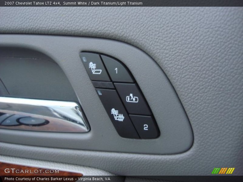 Summit White / Dark Titanium/Light Titanium 2007 Chevrolet Tahoe LTZ 4x4