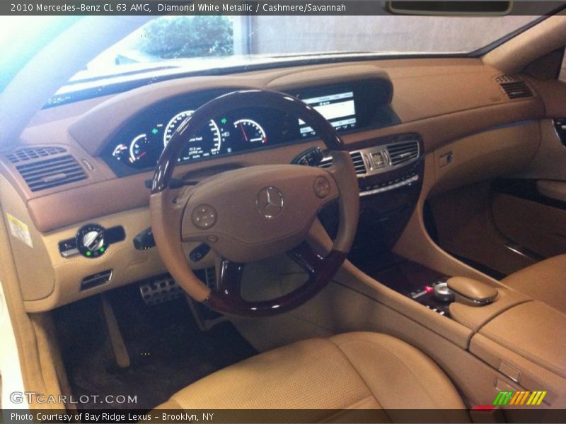 Diamond White Metallic / Cashmere/Savannah 2010 Mercedes-Benz CL 63 AMG