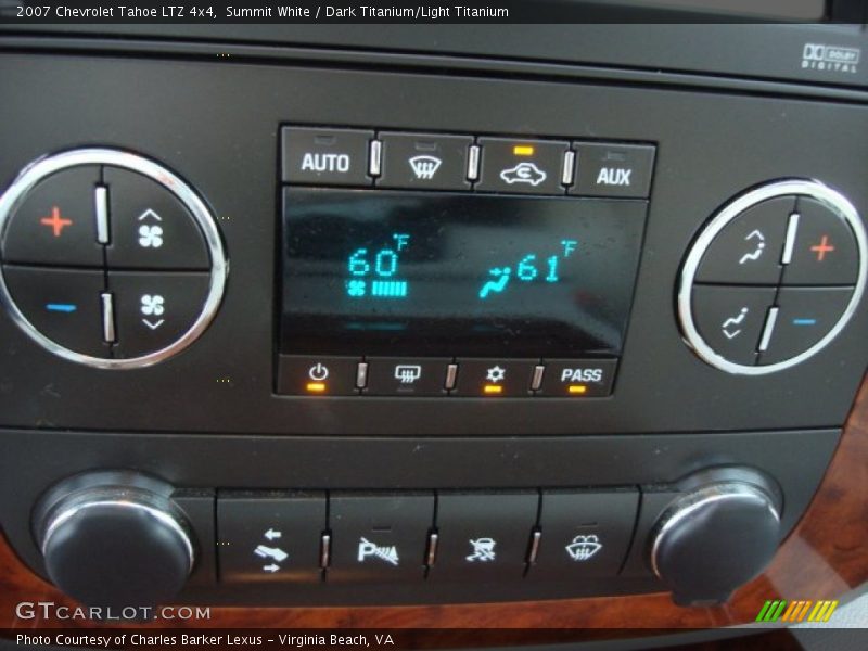 Summit White / Dark Titanium/Light Titanium 2007 Chevrolet Tahoe LTZ 4x4
