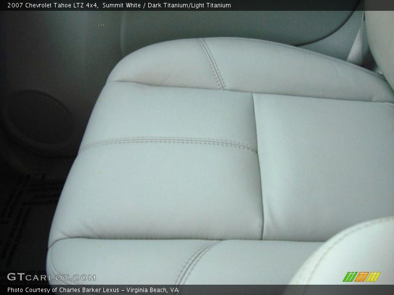 Summit White / Dark Titanium/Light Titanium 2007 Chevrolet Tahoe LTZ 4x4