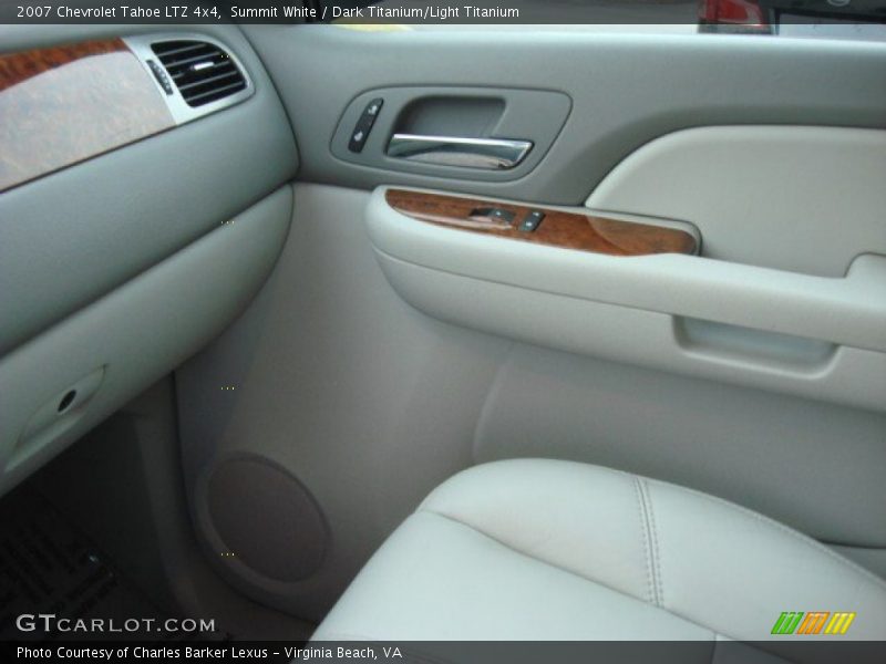 Summit White / Dark Titanium/Light Titanium 2007 Chevrolet Tahoe LTZ 4x4