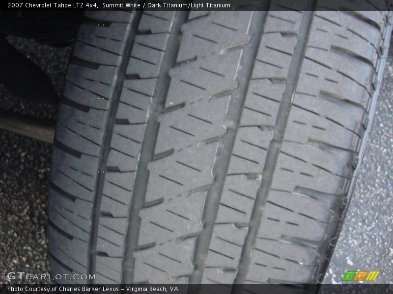 Summit White / Dark Titanium/Light Titanium 2007 Chevrolet Tahoe LTZ 4x4