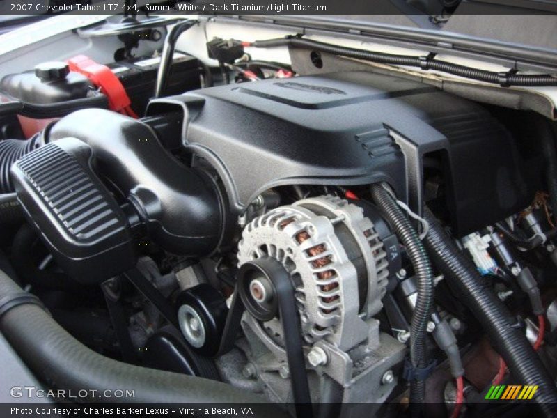 Summit White / Dark Titanium/Light Titanium 2007 Chevrolet Tahoe LTZ 4x4
