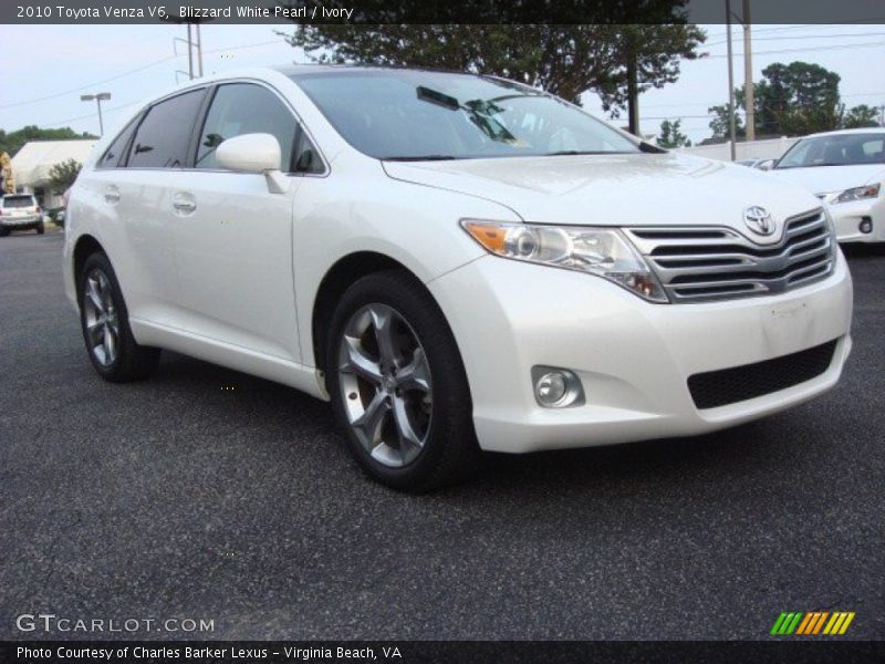 Blizzard White Pearl / Ivory 2010 Toyota Venza V6