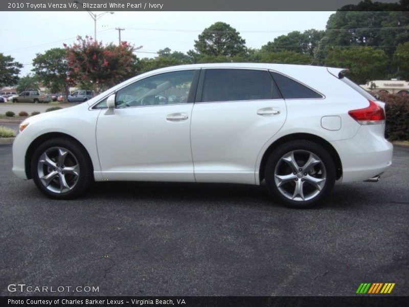 Blizzard White Pearl / Ivory 2010 Toyota Venza V6