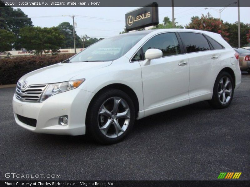 Blizzard White Pearl / Ivory 2010 Toyota Venza V6