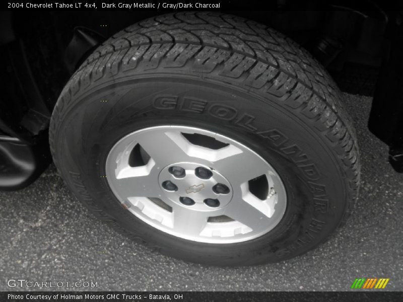 Dark Gray Metallic / Gray/Dark Charcoal 2004 Chevrolet Tahoe LT 4x4