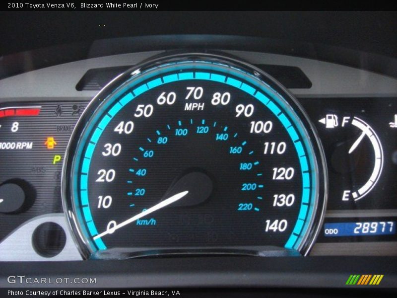 Blizzard White Pearl / Ivory 2010 Toyota Venza V6