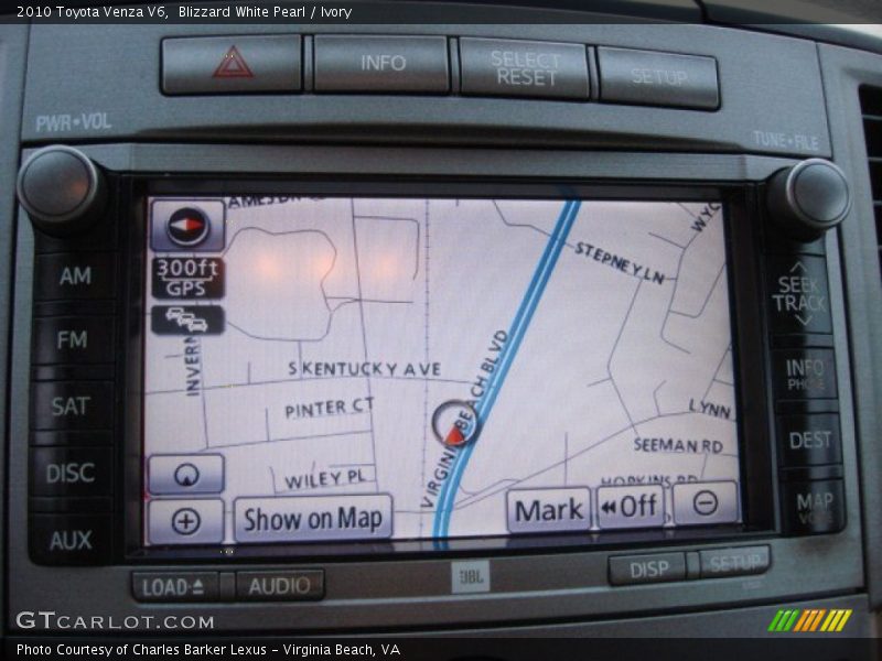 Blizzard White Pearl / Ivory 2010 Toyota Venza V6