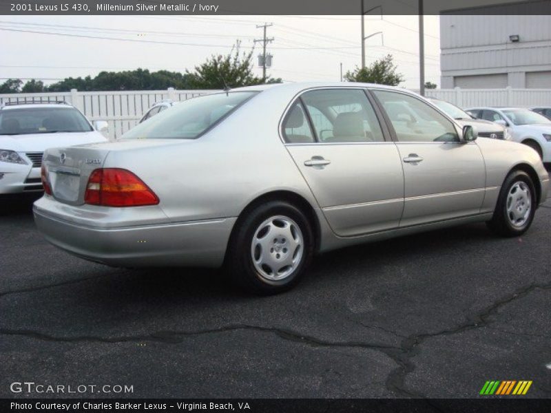 Millenium Silver Metallic / Ivory 2001 Lexus LS 430