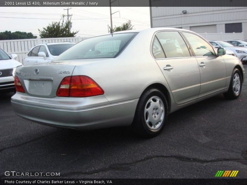 Millenium Silver Metallic / Ivory 2001 Lexus LS 430