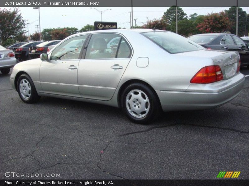 Millenium Silver Metallic / Ivory 2001 Lexus LS 430