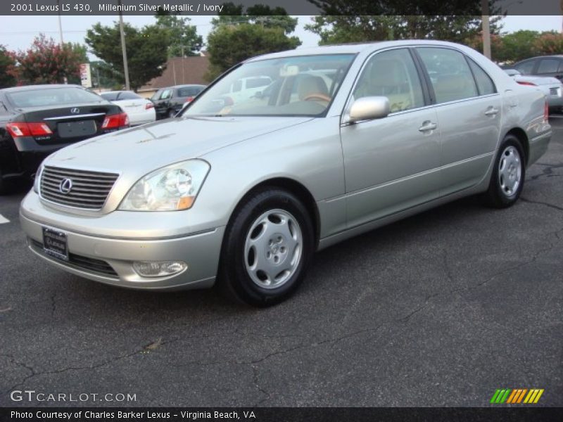 Millenium Silver Metallic / Ivory 2001 Lexus LS 430