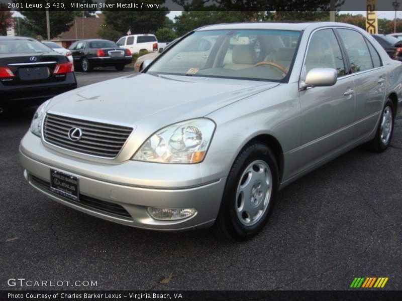 Millenium Silver Metallic / Ivory 2001 Lexus LS 430